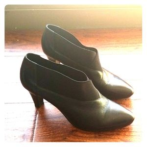 Bandolina black booties, size 10
